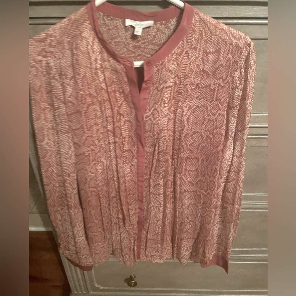 Joie Silk Pleated Blouse